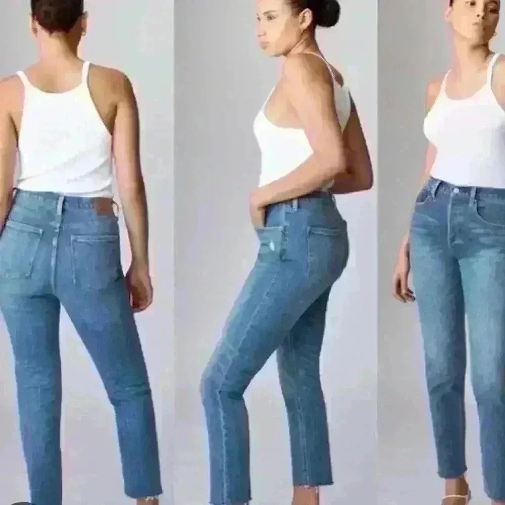 Aritzia Denim  Forum‎ The Yoko High Rise Slim Blue size 28
